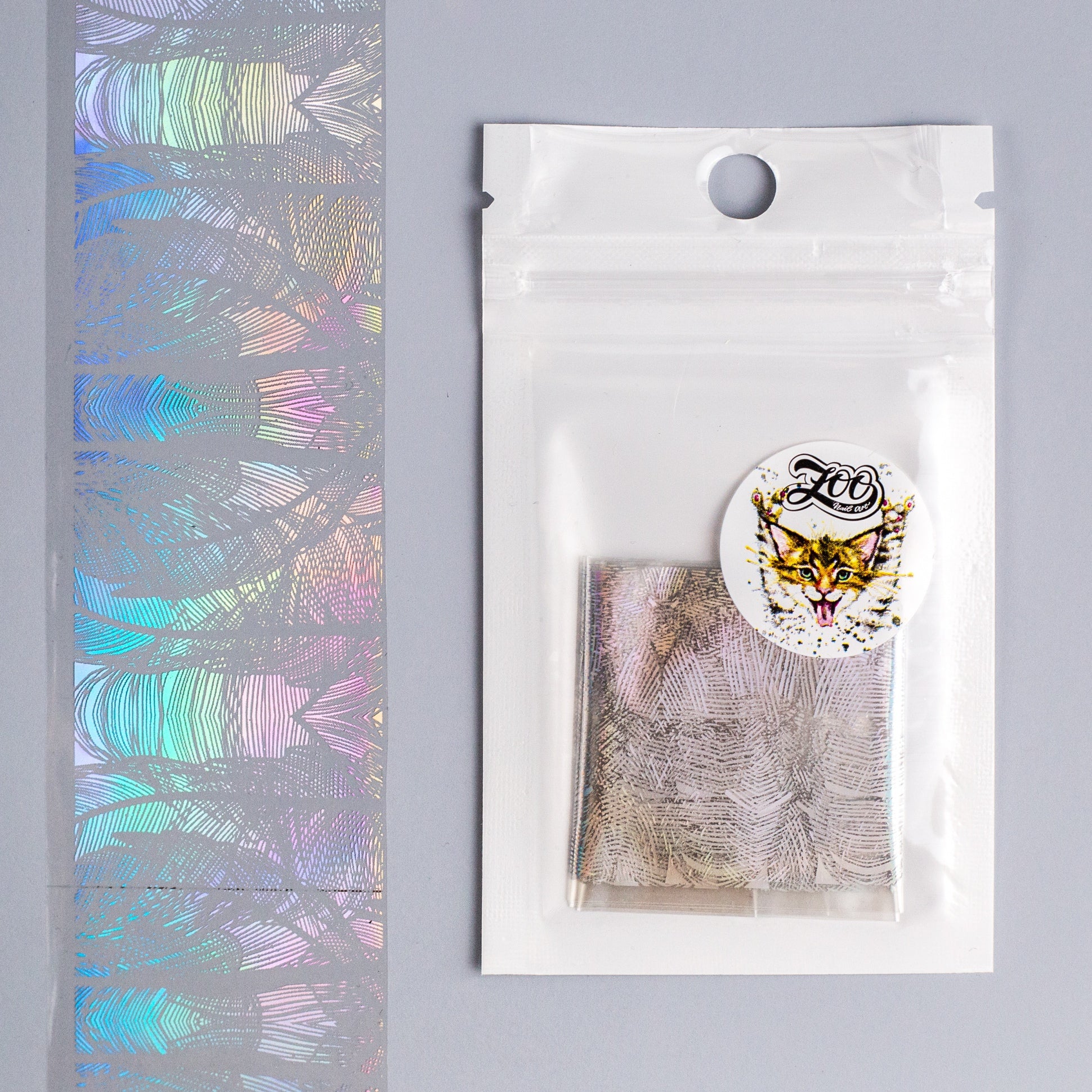 Folie Holografica Trasferibile in Diverse Colorazioni di ZOO Nail
