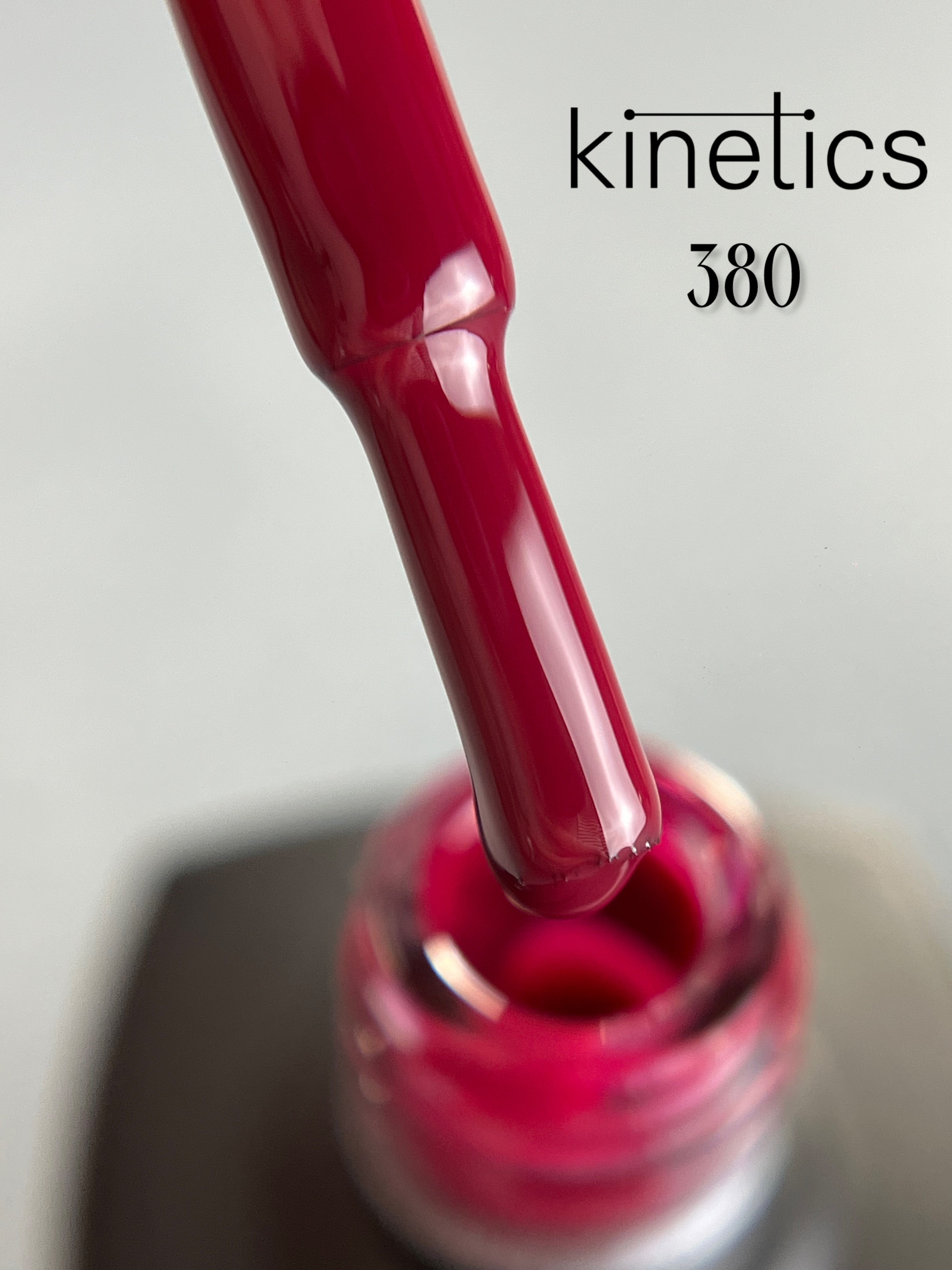 Kinetics SHIELD Гель-лак Гедонист Красный №380 (15 мл)