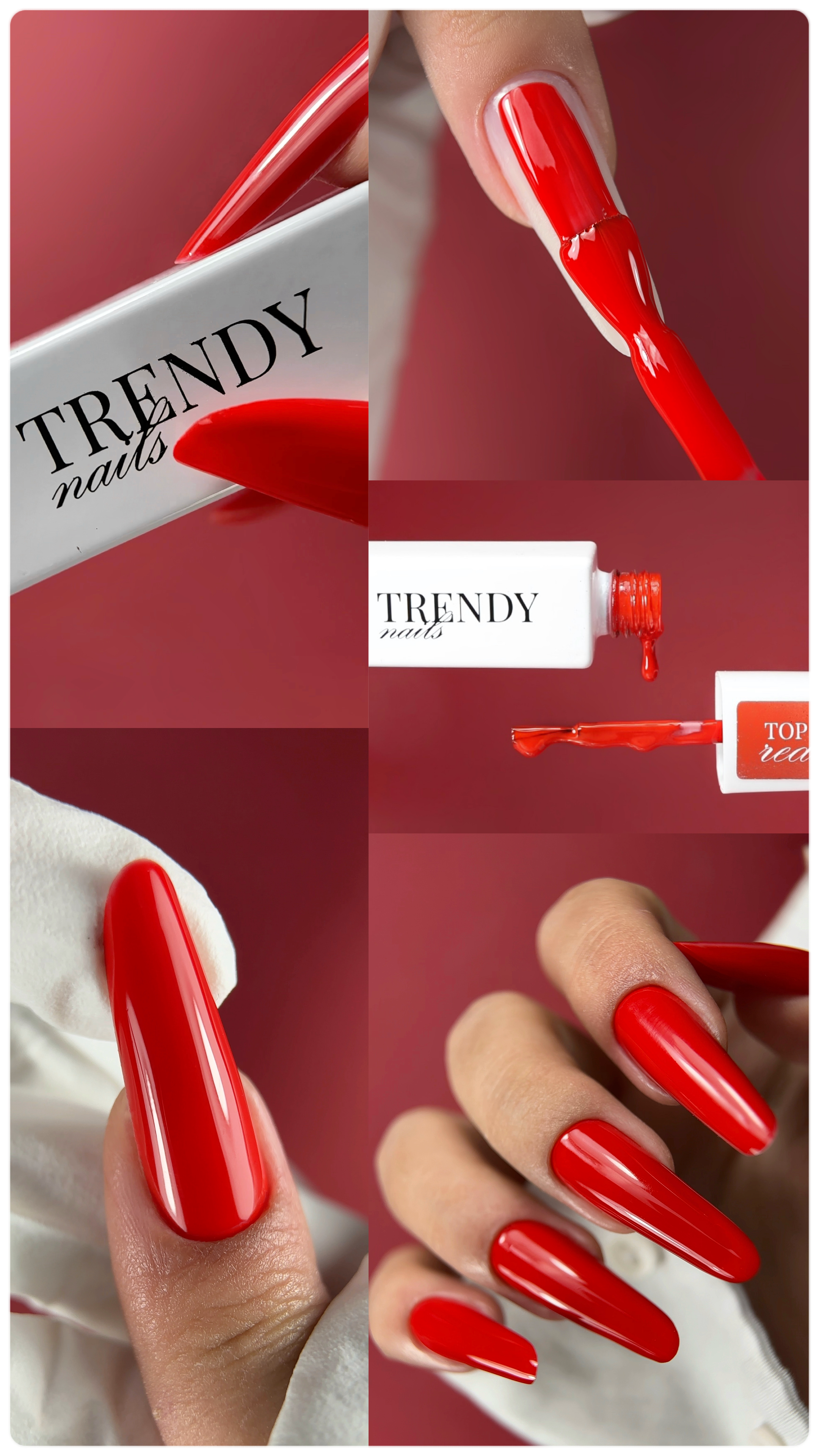 Top Red 8ml von Trendy Nails TPO-Free