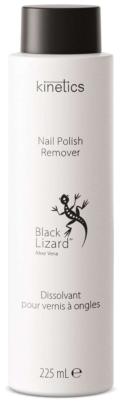 Rimover per unghie Black LIZARD con acetone e aloe vera 225ml di Kinetics