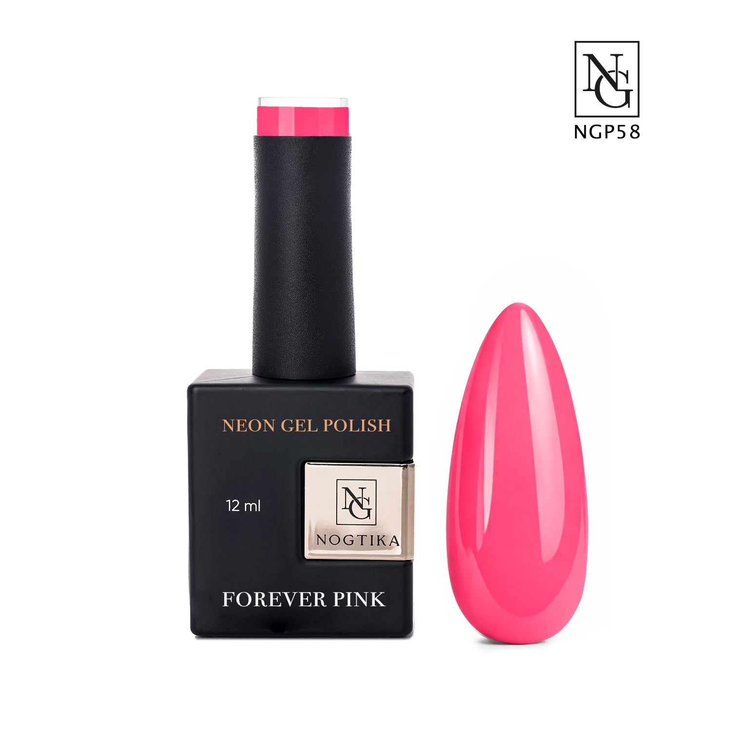 Gel Polish # 58 Forever Pink (12ml) TPO-free