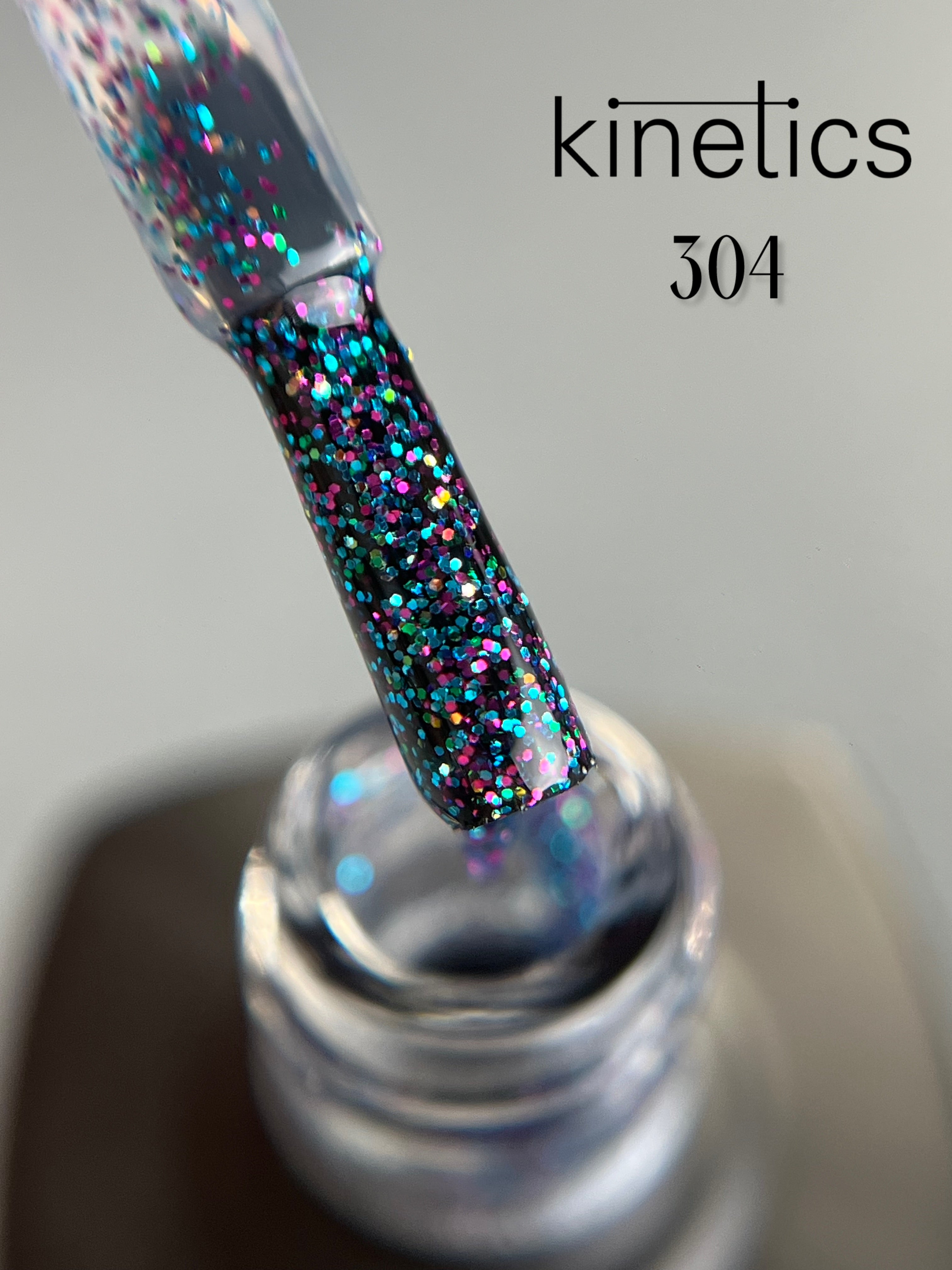 Kinetics SHIELD Gel Polish Glitter Storm No.304 (15ml)