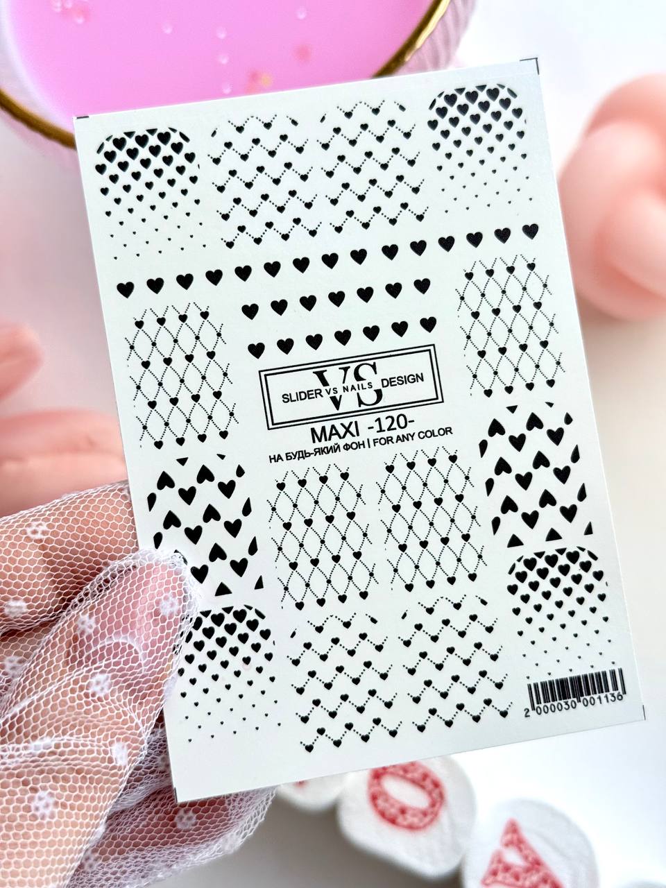 Slider maxi (Wasserlösliche Aufkleber) 120 von VS Nails