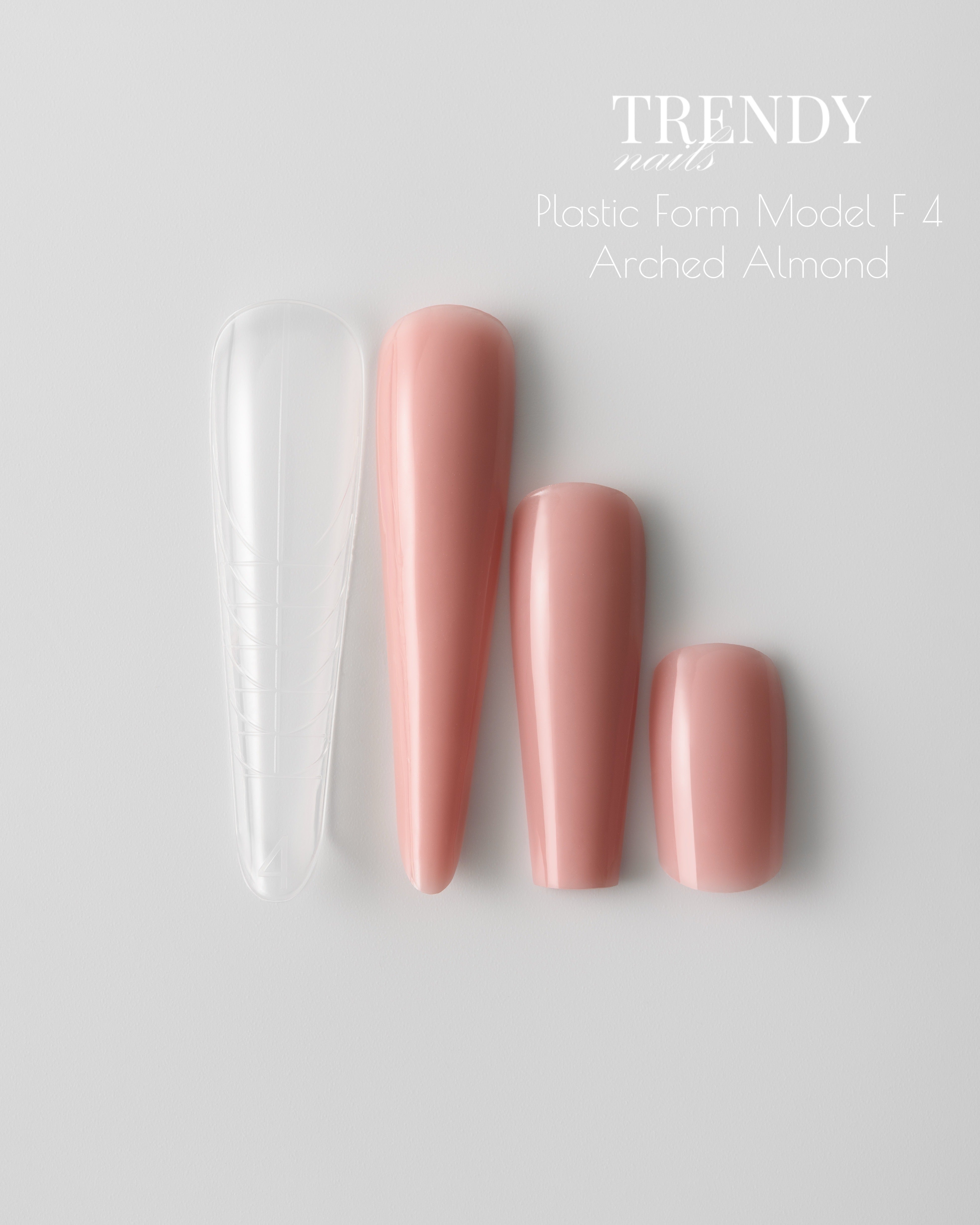 Neue Dual Tips Arched Almond Form 140Stk. Model F4 von Trendy Nails