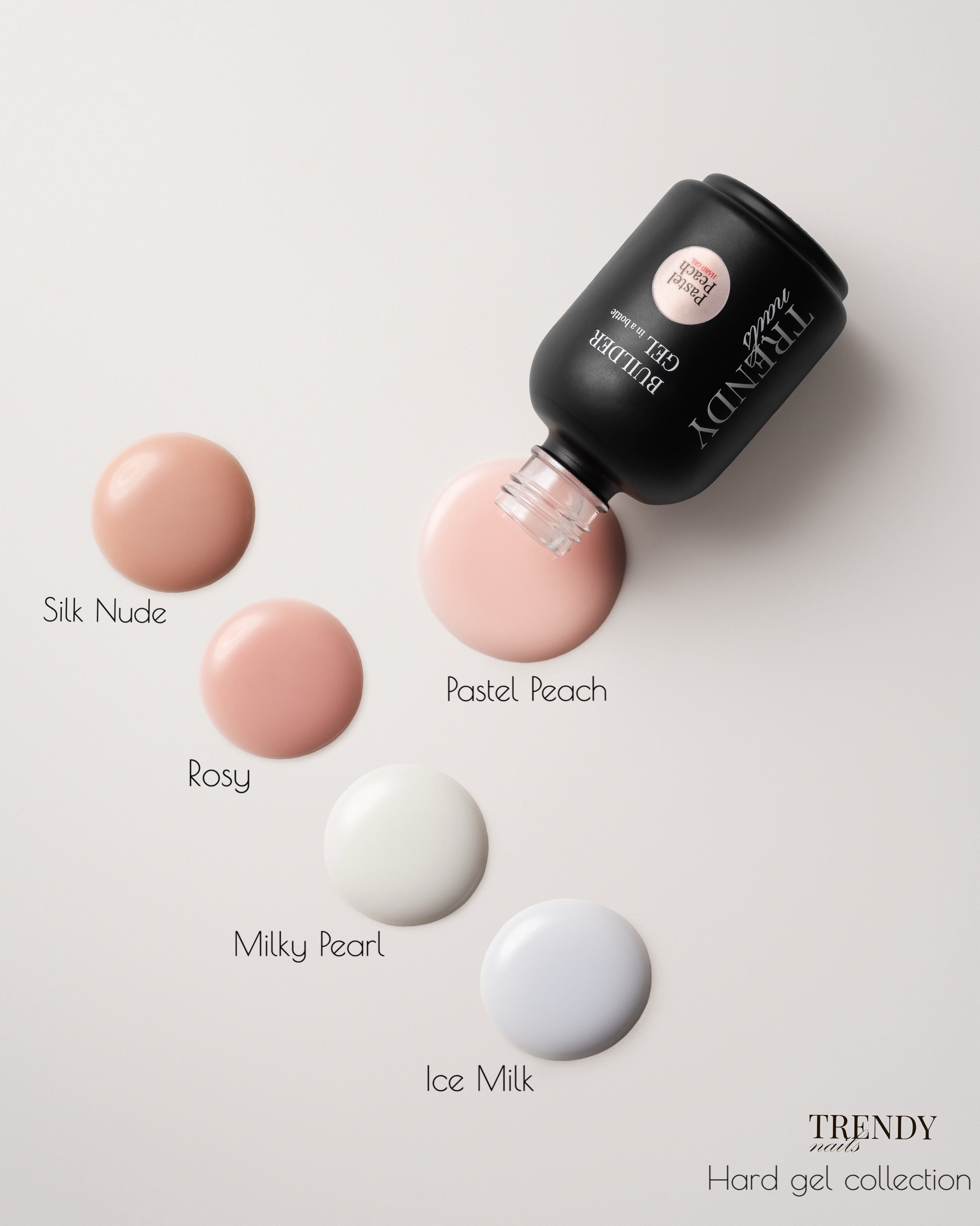 Builder/Hard Gel in a Bottle Pastel Peach 15ml/30ml (TPO/HEMA-free)