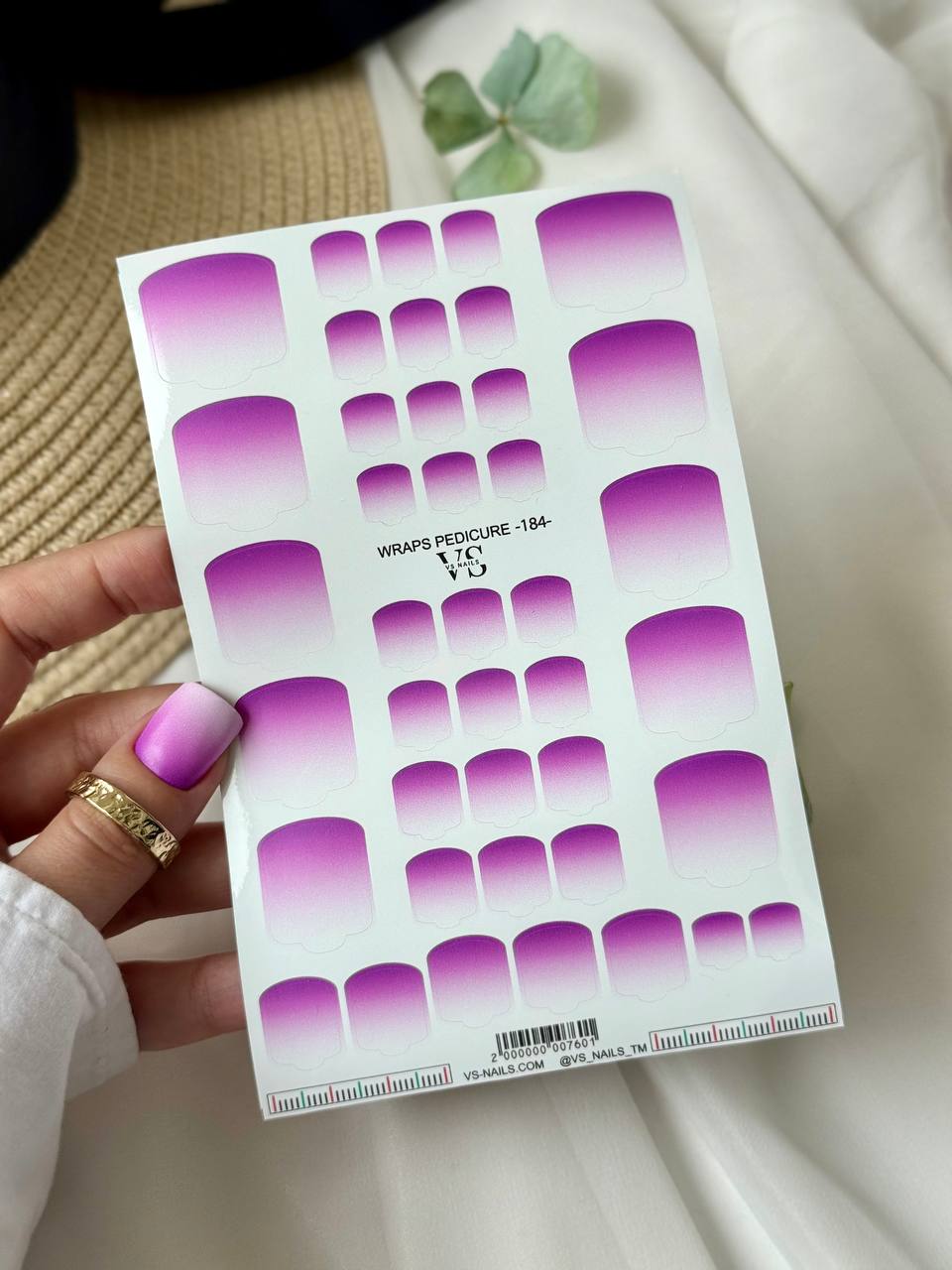 Wrap für Pediküre Maxi 184 von VS Nails