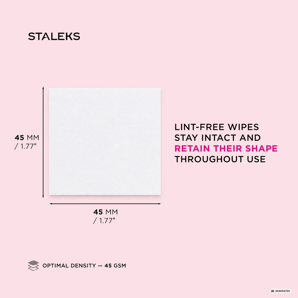Lint-free wipes 400 pcs. EXPERT from Staleks