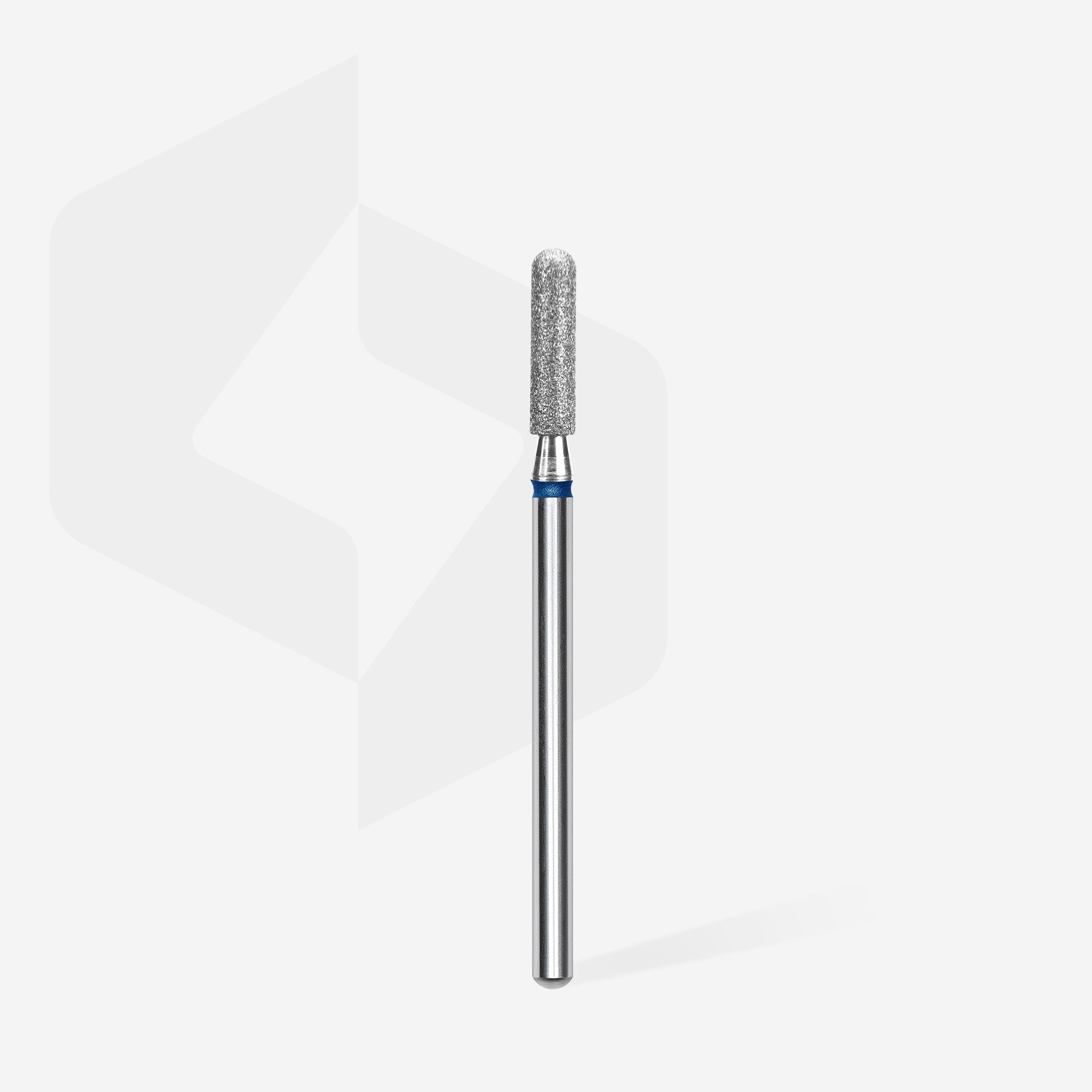 Fresa a cilindro arrotondata con punta in diamante medio (azzurro) nelle dimensioni: 1,4mm 2,3mm 2,5mm di STALEKS