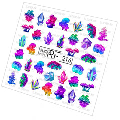 Sticker Design RF216 (Adesivi solubili in acqua) Slider