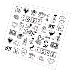 Sticker Design RF213  (Wasserlösliche Aufkleber) Слайдер