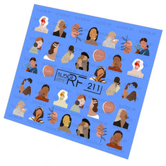 Sticker Design RF211 (Adesivi rimovibili ad acqua) Slider