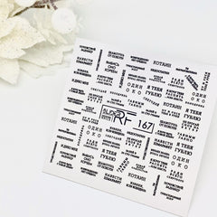 Sticker Design RF167 (Adesivi a base d'acqua) Slider