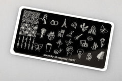 Piastra per stamping numero 035 di Swanky