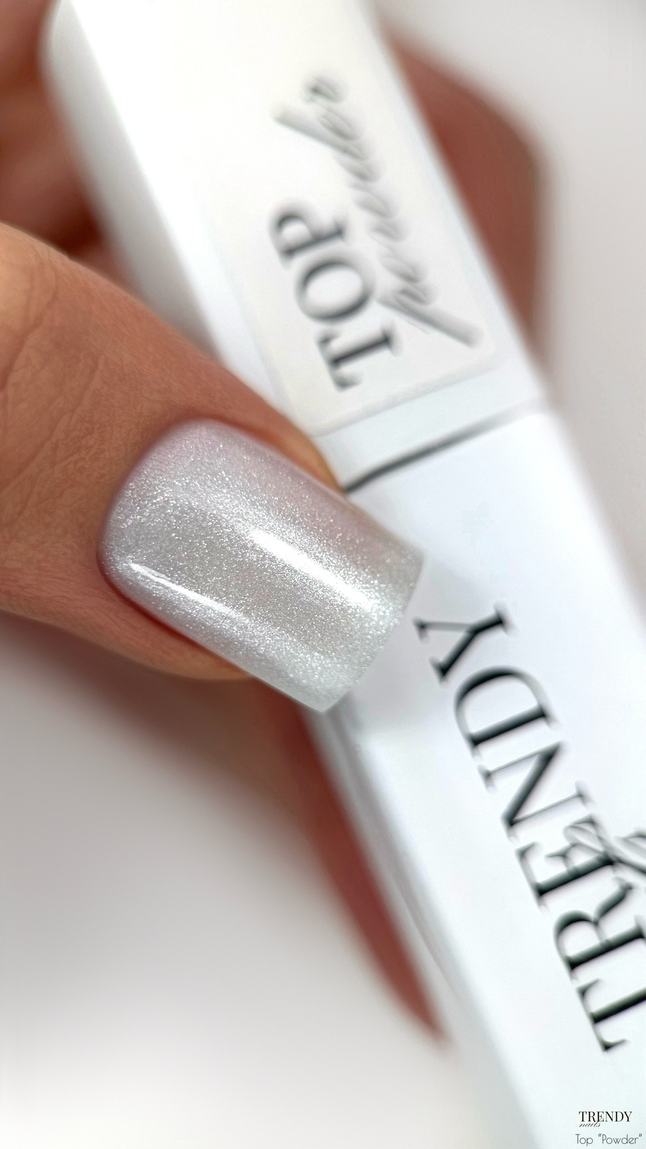 Top Coat Powder 8ml/15ml von Trendy Nails (TPO/HEMA-frei)