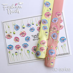 Sticker Design 3D No. 121 (Water-soluble stickers)