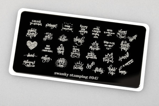 Stamping Plate Stencil No. 047 by Swanky