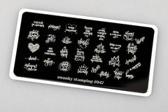 Stamping Plate Template No. 047 di Swanky
