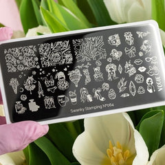 Stamping Plate Stencil Nr. 064 di Swanky