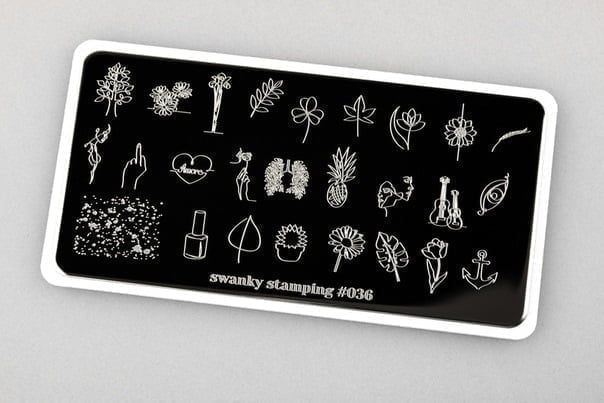 Stamping Plate Stencil No. 036 by Swanky