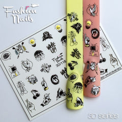 Sticker Design 3D No. 118 (Water-soluble stickers)
