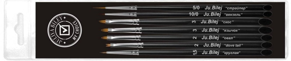 Pinsel Set Ju. Bilej Nr. 11 "Zhostovo Gel" di
