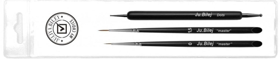 Brush Set Ju. Bilej No. 6 'Elegance of Lines' by Juliya Bilej