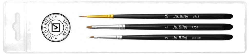 Brush Set Ju. Bilej No. 2 'Watercolor Painting' by Juliya Biley