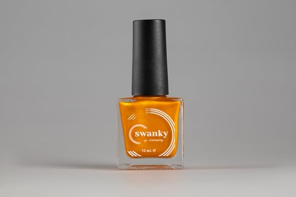 Stamping varnish pumpkin color metallic No. 06 by Swanky