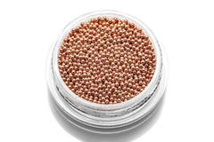 Caviar Beads Bronze (Metall Perlen) Gr. 1,0 mm