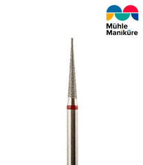 Milling cutter attachment diamond bit for cuticle removal fine from Mühle Manicure 