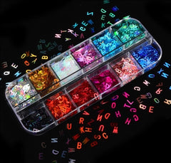 Nailart Set mit Buchstaben