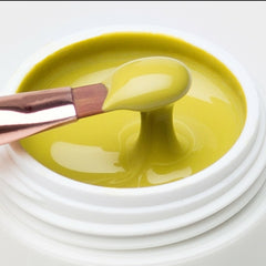 Nail art color gel 'Washed Yellow' (without sweat layer) by Love My Nails