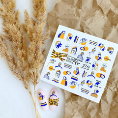 Sticker Design RF276 (Water-soluble stickers)