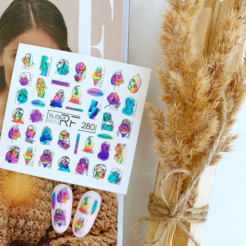 Sticker Design RF280 (Wasserlösliche Aufkleber)