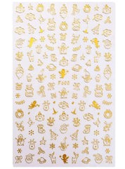 Sticker Wintermotive gold F600