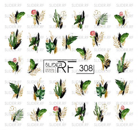 Sticker Design RF308 (Wasserlösliche Aufkleber)