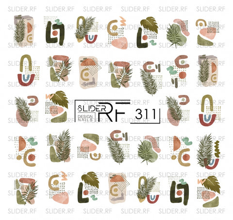 Sticker Design RF311 (Wasserlösliche Aufkleber)