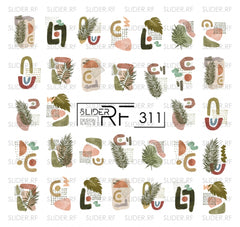 Sticker Design RF311 (Adesivi a base d'acqua)
