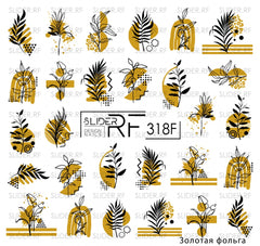 Sticker Design RF318f Gold (Wasserlösliche Aufkleber)