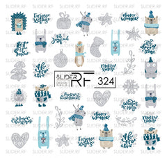 Design sticker RF324 (adesivi rimovibili)