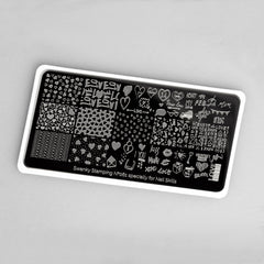 Stamping Platte Schablone  Nr. 061 von Swanky
