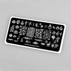 Stamping Platte Schablone  Nr. 050 von Swanky
