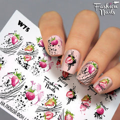 Sticker Design W75 (Wasserlösliche Aufkleber)