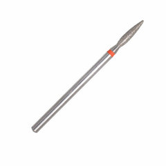 Fresa diamantata a forma di fiamma fine (rossa) in dimensioni: 1,6 mm - 2,3 mm di KMIZ
