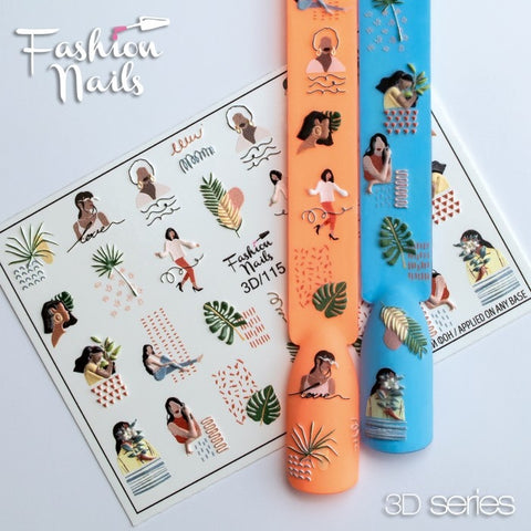 Sticker Design 3D Nr. 115 (Wasserlösliche Aufkleber)