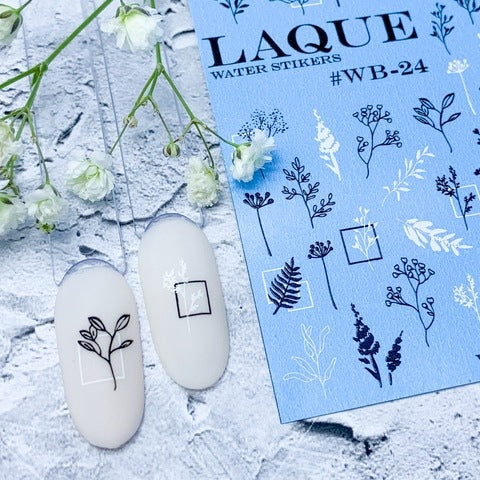 Sticker Design WB24 von Laque (Wasserlösliche Aufkleber)