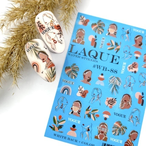 Sticker Design WB88 (Wasserlösliche Aufkleber) von Laque