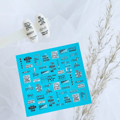 Sticker Design RF352 (Adesivi ecologici)