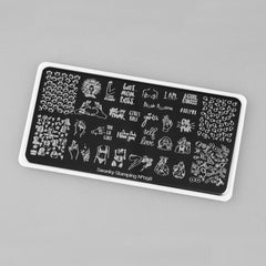 Piastra di Stamping Numero 98 di Swanky