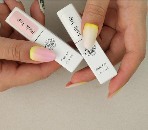 Pink Top Coat NO WIPE 8/15ml von Trendy Nails TPO-Free